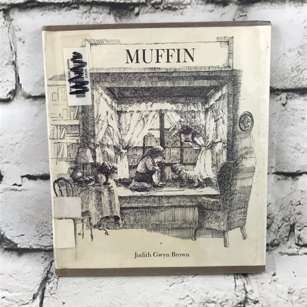 Muffin Judith Gwyn Brown Hardcover Dustjacket 1973 Puppy Dog